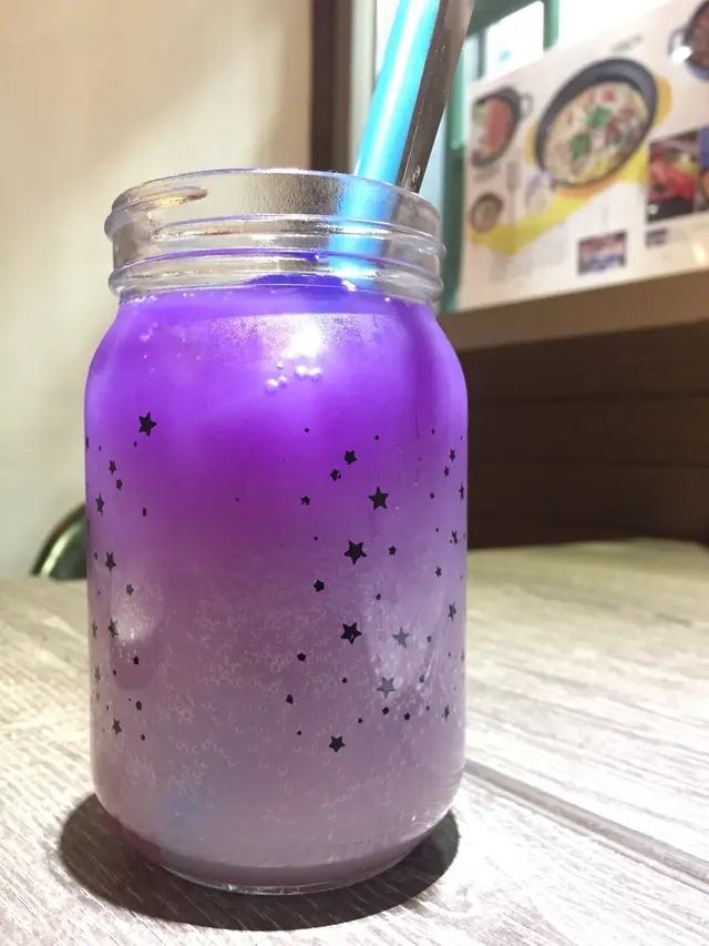 我的宣言(白桃玫瑰藍碟花凍飲)