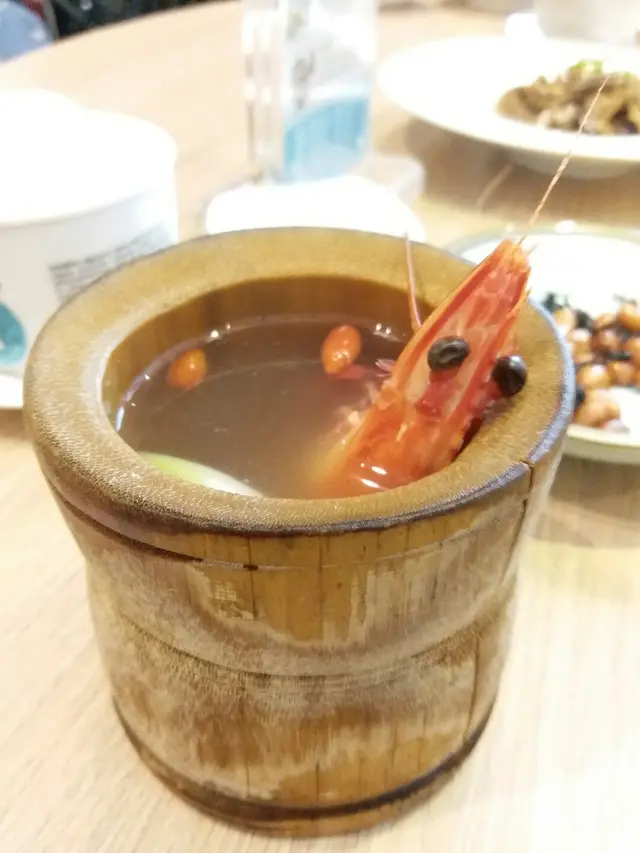 藥膳竹筒蝦