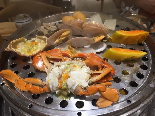 沙巴花蟹、大花蛤、芝士丸