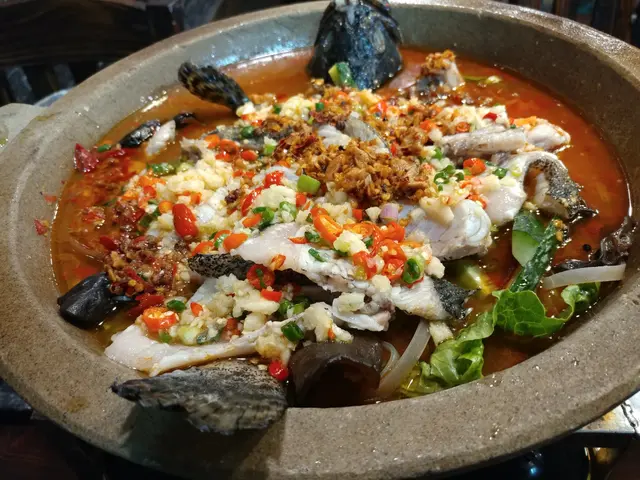 龍蝦湯水煮龍躉鍋