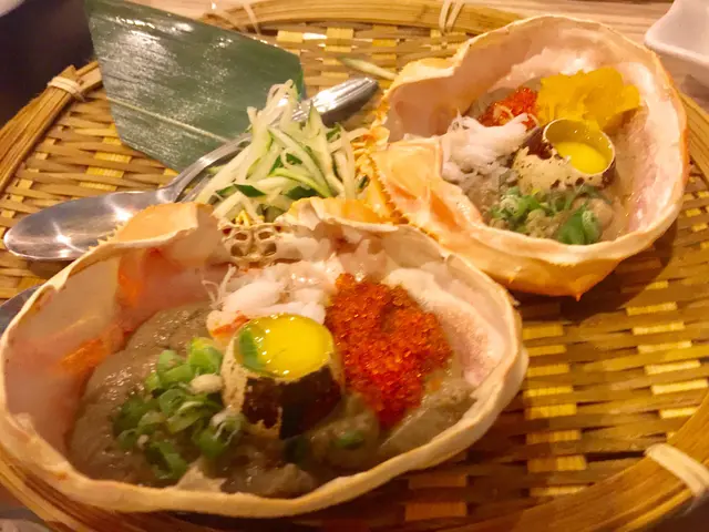 焱丸蟹噌甲羅燒 | 南瓜蟹肉甲羅燒