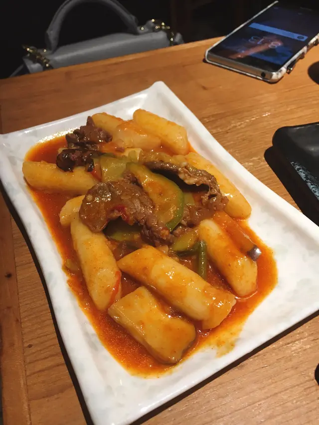 韓式炒牛肉年糕