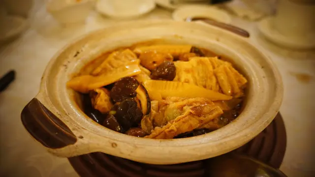 枝竹雙冬栗子煲