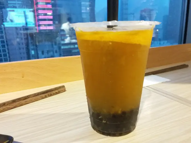 橙香蜜綠加珍珠少甜少冰