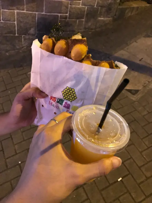 紫菜粟米雞蛋仔