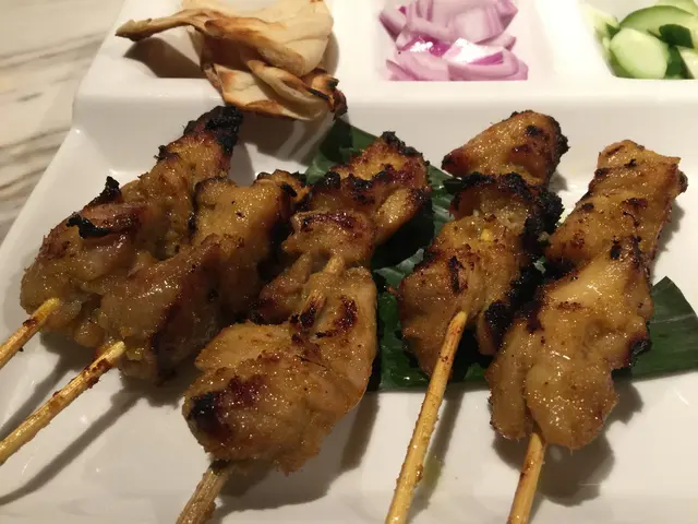 雞肉烤得香口，嫩滑多汁～