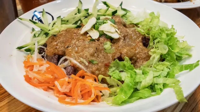 沙嗲烤鴛鴦肉撈檬