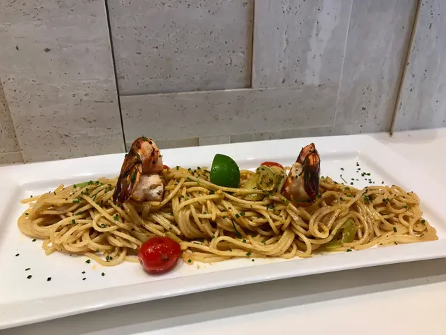 冬蔭功蟹肉虎蝦意大利麵