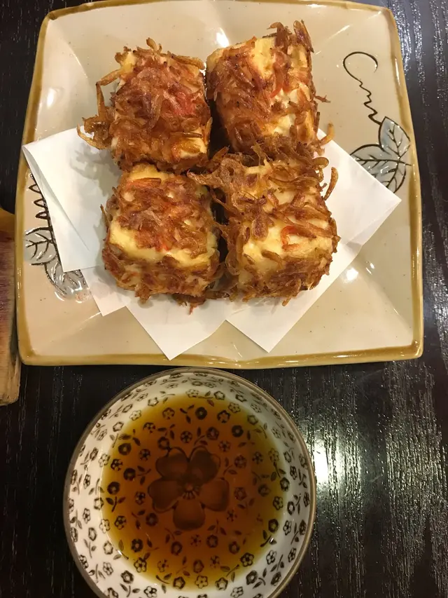 櫻花蝦炸豆腐
