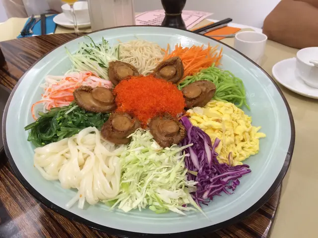 原隻南非鮑魚長腳蟹柳齊撈起