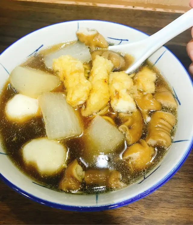 墨魚丸,八爪魚腐魚卷,蘿白