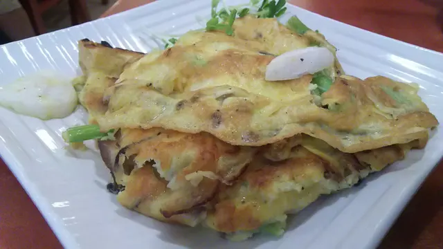 黑松露鮮菌帶子煎蛋