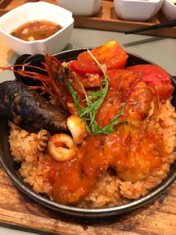 Seafood rice