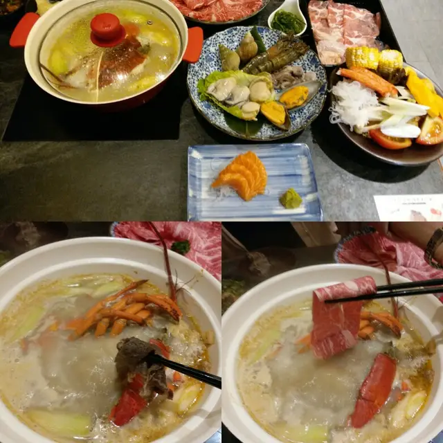 海鮮,三文魚刺身等