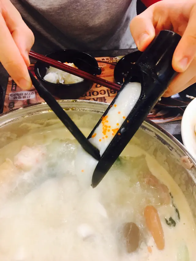 真係好滑兼少少彈牙!而且有墨魚味。