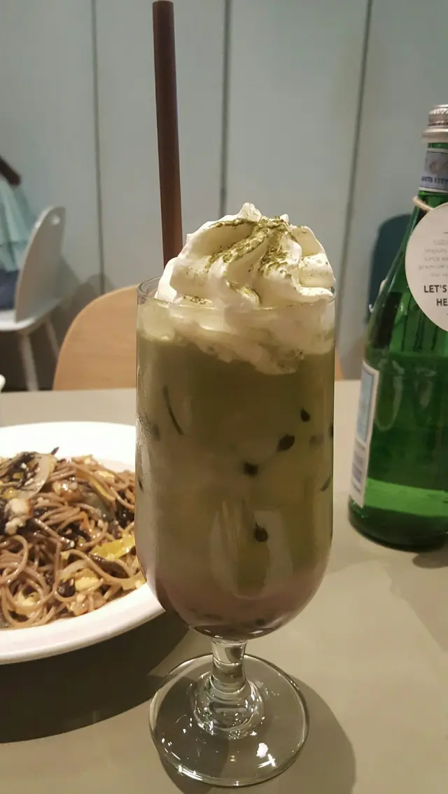 紅豆鮮奶抹茶