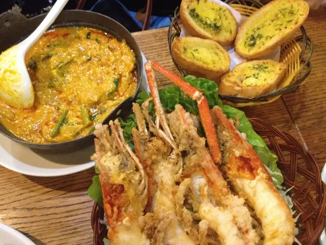 皇宮咖哩大蝦 (送蒜蓉包)