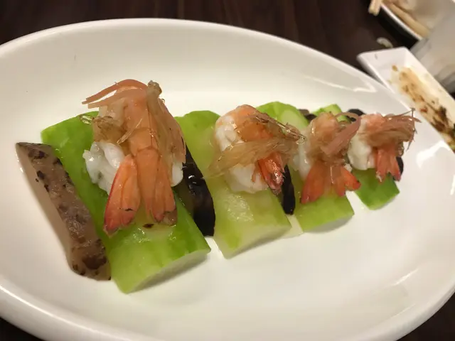 金絲翡翠鳳尾蝦