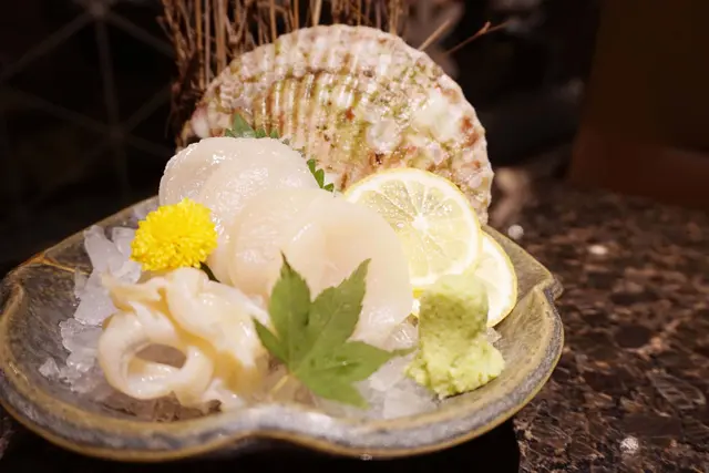 活日本帆立貝刺身