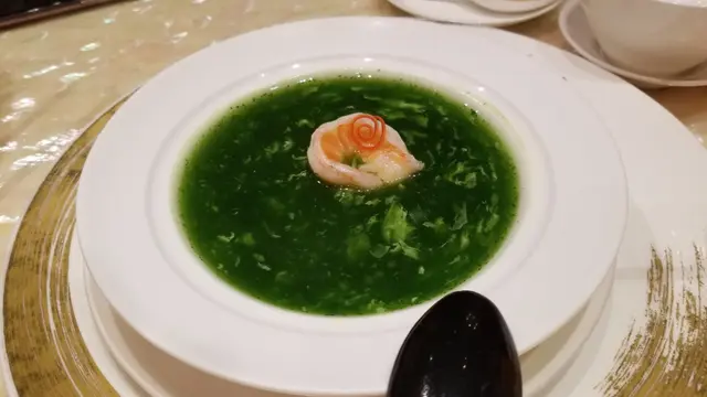 菠菜茸鮮蝦羹