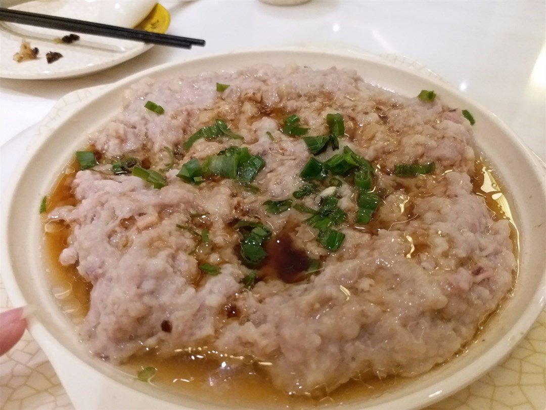 香港蒸肉饼图片