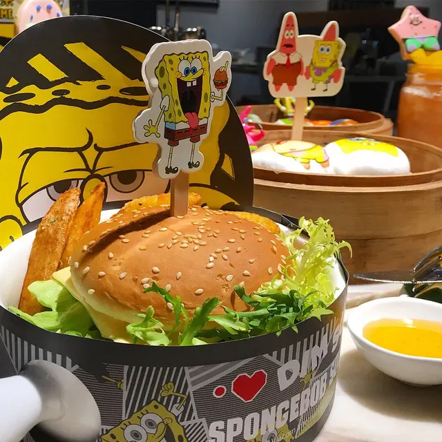 黑椒素豬柳漢堡