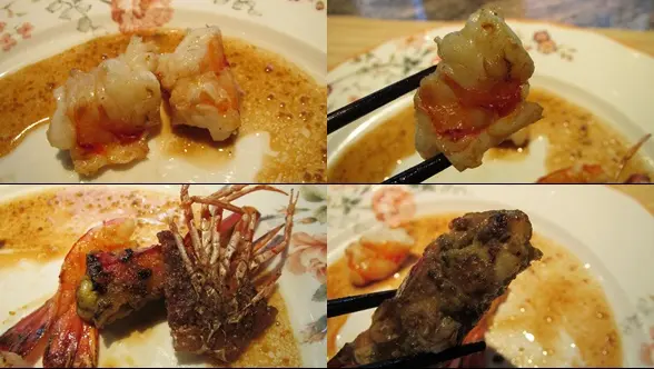 蝦肉極之爽彈, 而蝦頭和近蝦頭的部位則香脆得能吃掉
