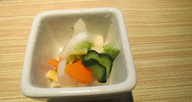 漬物口感爽脆, 味道開胃醒神