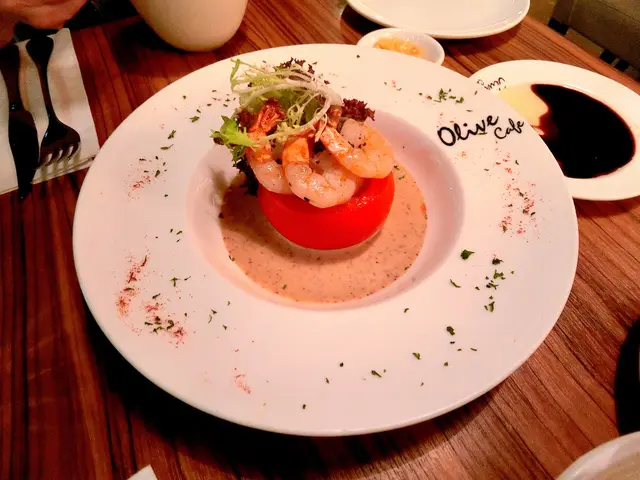 澳洲牛茄,蝦沙律