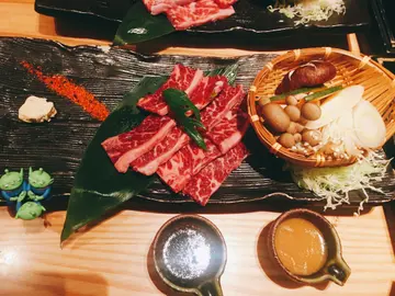 和牛片陶板烧田舍荞麦面