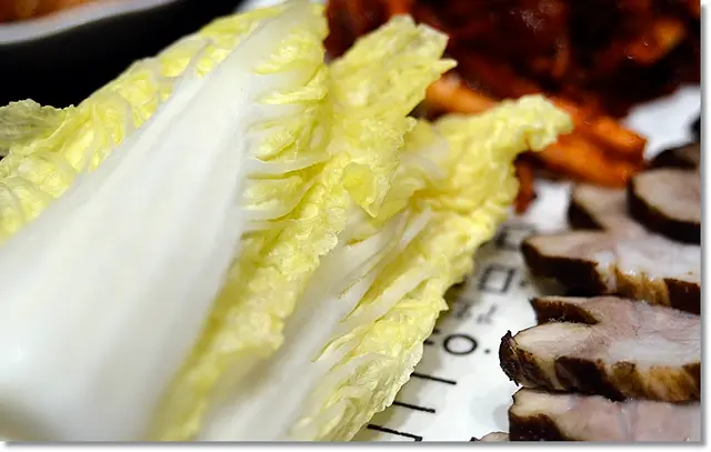 韓式醃菜包腩肉