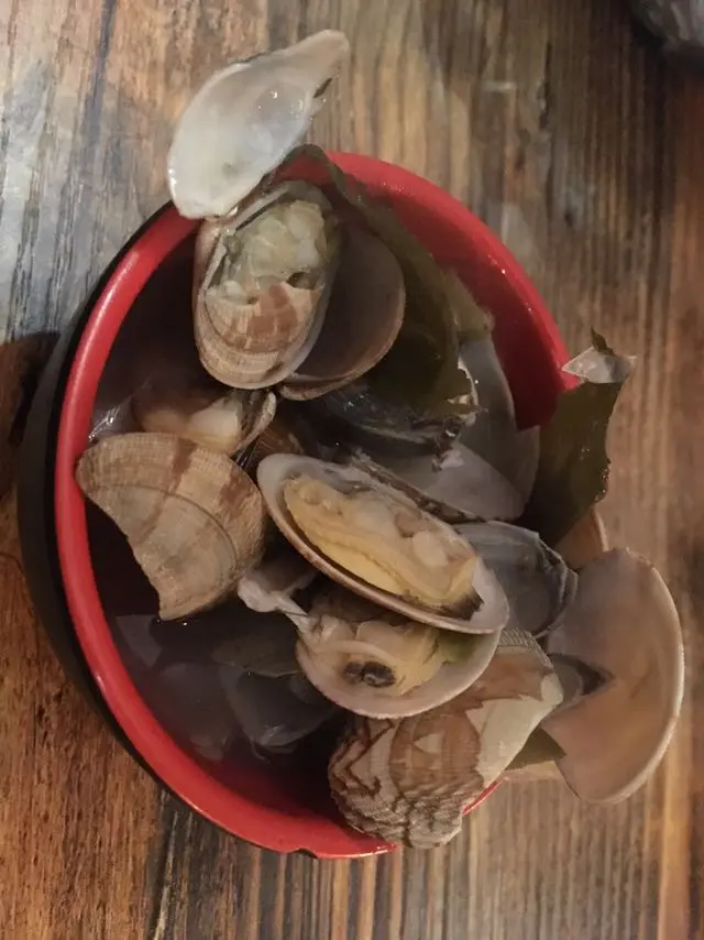 清酒煮蜆,夠晒香噴噴。