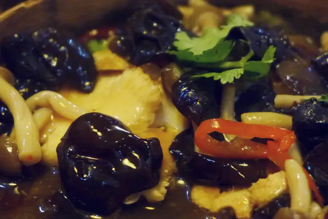 籠仔雲耳靈芝菇蒸猴頭菇