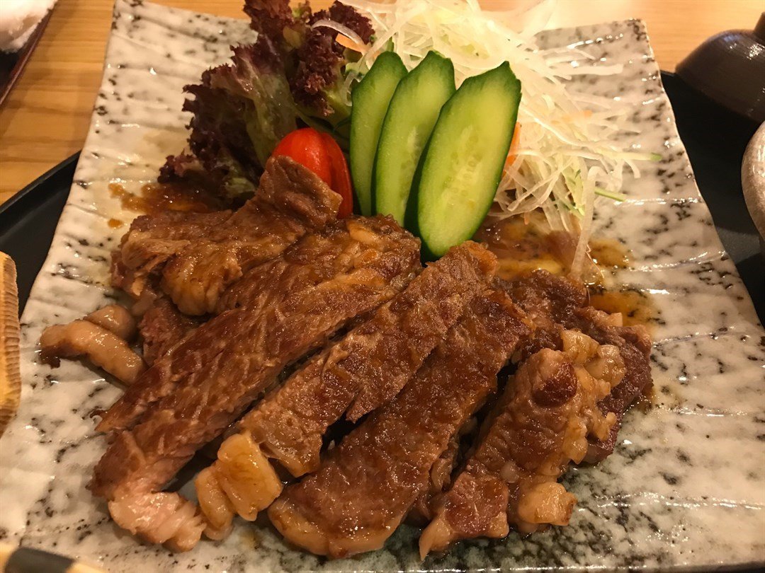 牛肉照烧定食