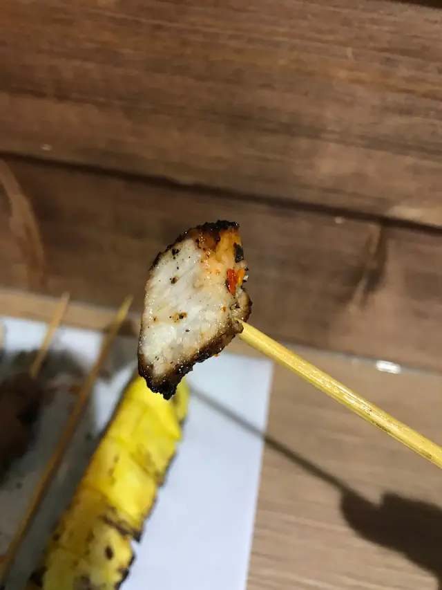 豬頸肉串燒