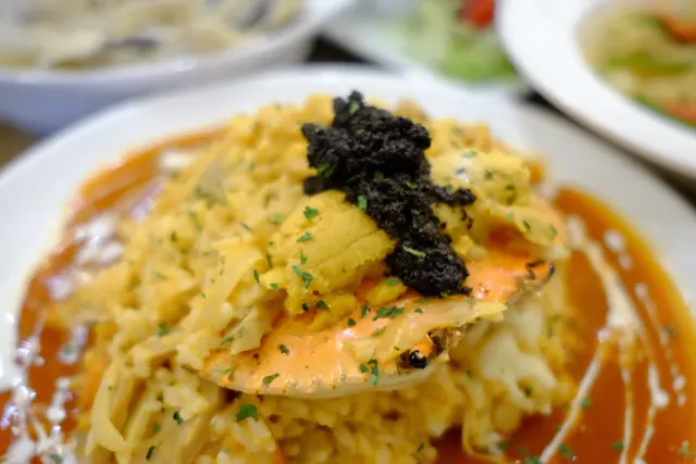 海膽黑松露蟹蓋飯