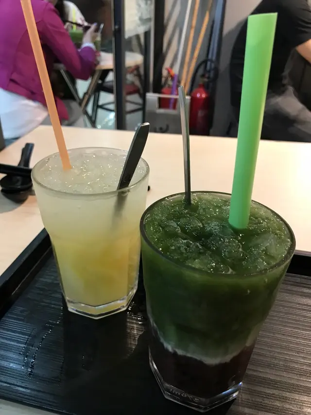 抹茶紅豆冰,菠蘿冰