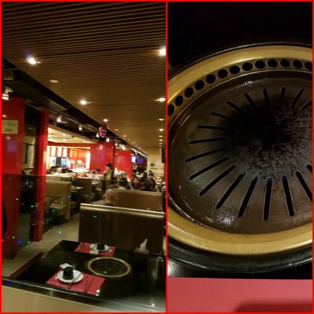 在聖誕樹影下,環境不差。飯局中途可要求換鐵板。