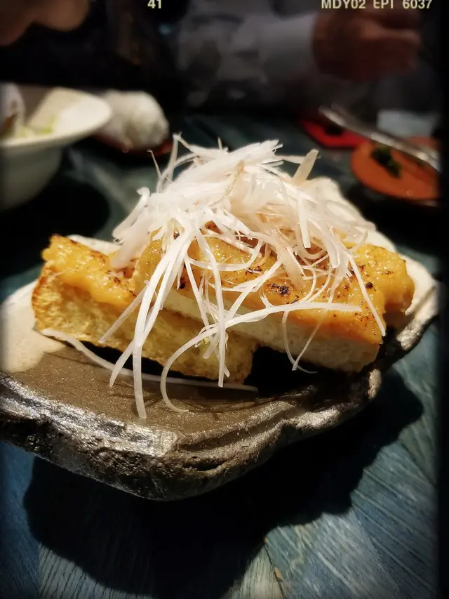 厚揚豆腐燒/蒜香牛油味噌（$68）