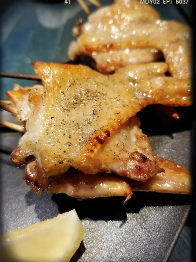 串燒手羽先（$32/串）