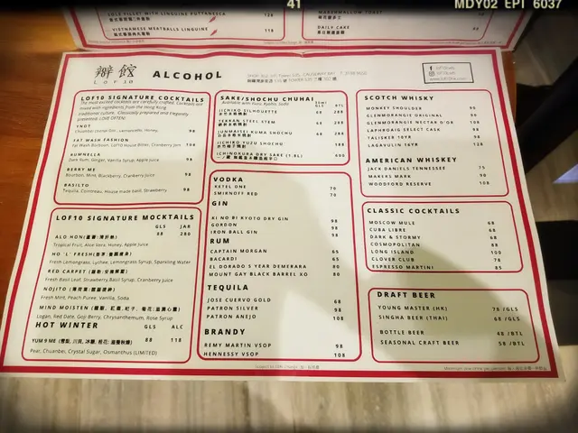 飲品餐牌
