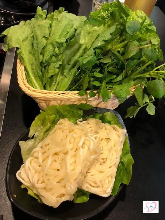 蔬菜籃及手打烏升冬