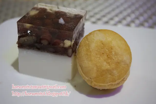 意式泡芙酥及蓮子百合紅豆糕