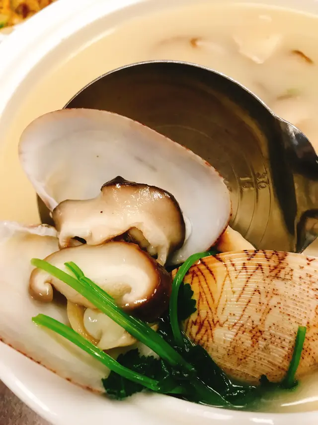 什菌豆腐大蜆湯