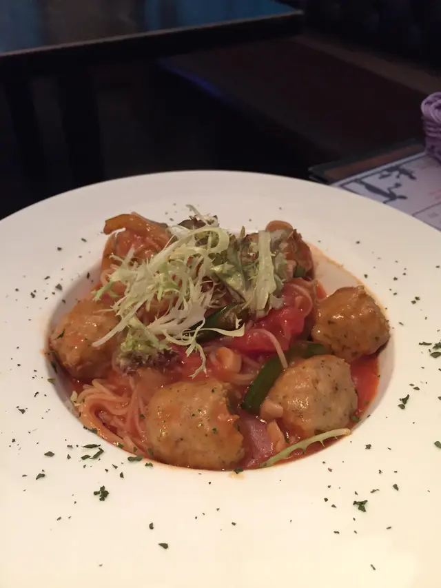 意式肉丸配天使麵