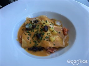 Egg&#160; ravioli&#160;  - 中環的ON Dining Kitchen &amp; Lounge