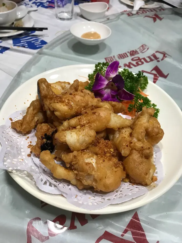 椒鹽蒜香鮮魷