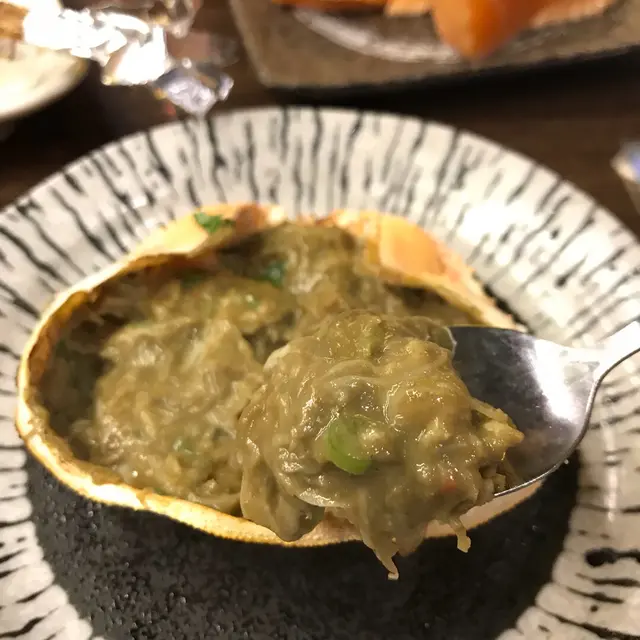 蟹蓋蟹肉蟹膏燒 (每隻)