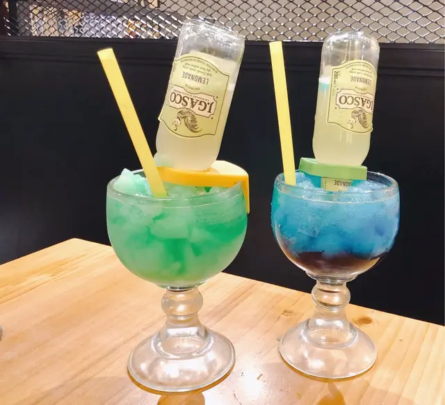 藍柑果味檸檬沙冰