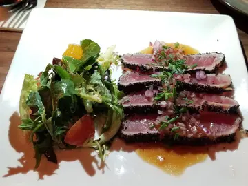 黑椒半烧薄切鲜吞拿柳